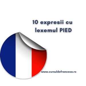 10 expresii cu lexemul PIED